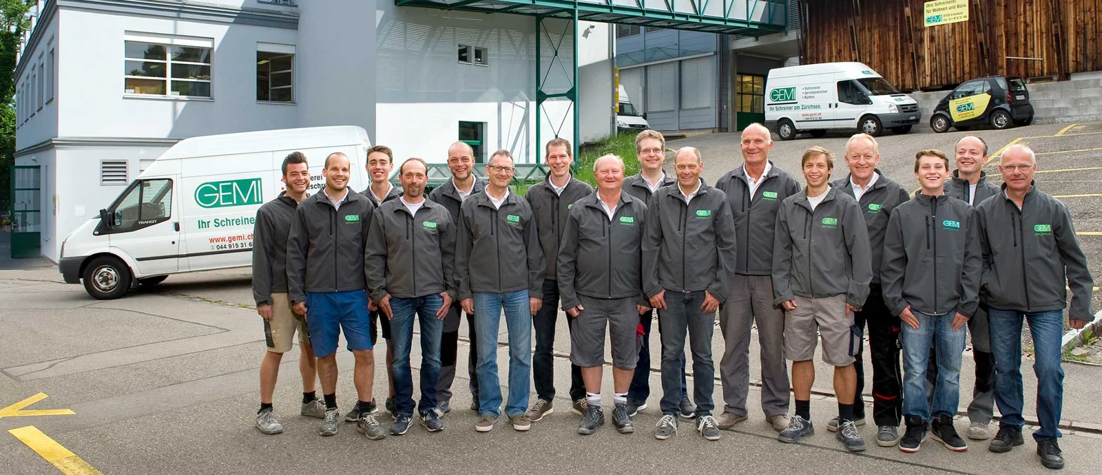 Das Team der GEMI Schreinereigenossenschaft